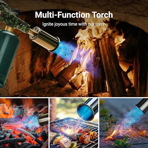 ThermoMaven Propane Torch Gun, Adjustable Cooking Torch, Camouflage Green - Image 2