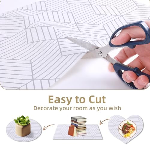 Shelf Liners for Kitchen Cabinets Non Adhesive Shelf Liner Paper Non-Slip - Image 4