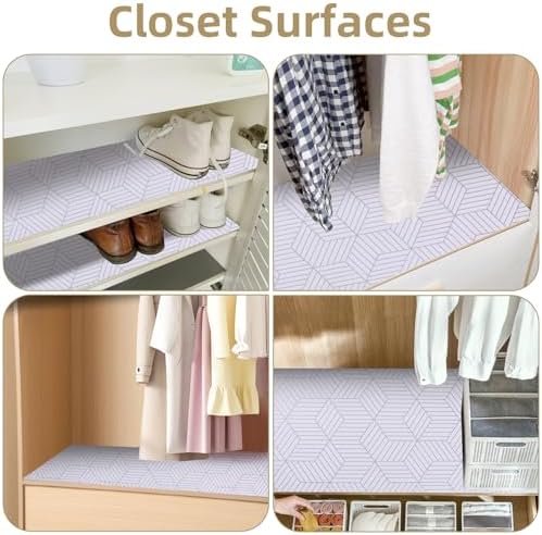 Shelf Liners for Kitchen Cabinets Non Adhesive Shelf Liner Paper Non-Slip - Image 7