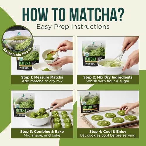 Jade Leaf Matcha Powder, Organic Culinary Grade, 454g / 16oz - Image 4