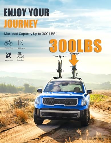 KINGGERI Roof Rack Cross Bars for Kia Telluride X-PRO X-LINE 2023-2025 - Image 3