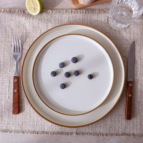 Famiware Nebula 24-Piece Stoneware Dinnerware Set with Pasta Bowls - Image 3