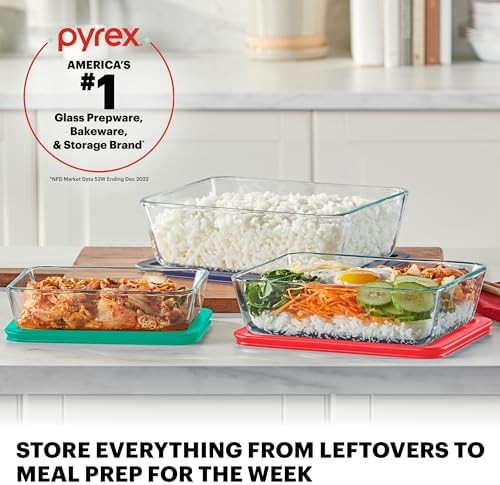 Pyrex Simply Store (5-Pack) Large Glass Food Storage Containers Set - Image 3