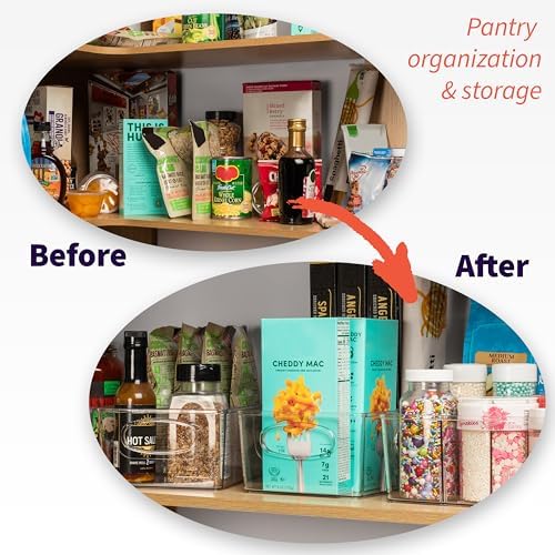 ClearSpace Pantry Storage Bins with Removable Dividers, XL, 2 Pack - Image 2