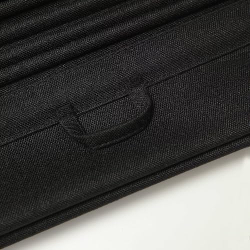 Changshade No Drill Roman Shades Cordless Blinds Blackout for Indoor Windows, Room Darkening Black Out Tension Rod No Hardware No Tools Inside Mount, Shade Size 29 Inches Wide 64 Inches High, Black - Image 6