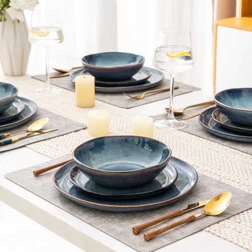AmorArc Ceramic Dinnerware Sets for 8, 24Pcs Plates and Bowls Sets Dishes - Image 7