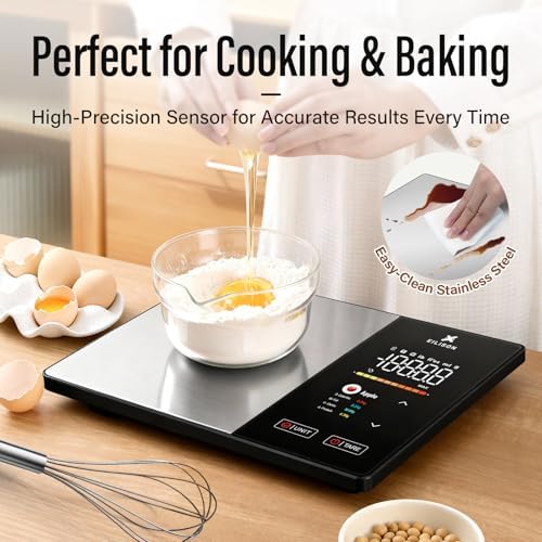 EILISON Smart Kitchen Scale,TFT Display Food Scale,Nutrition Calculator - Image 6