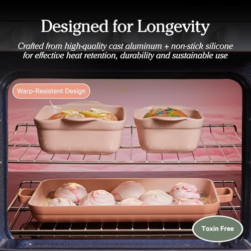 Our Place Bakeware Set, 5-Piece Nonstick Ceramic Bakeware & Griddle Pan - Image 5