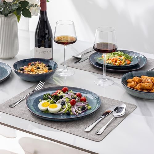 AmorArc Ceramic Dinnerware Sets for 8, 24Pcs Plates and Bowls Sets Dishes - Image 6