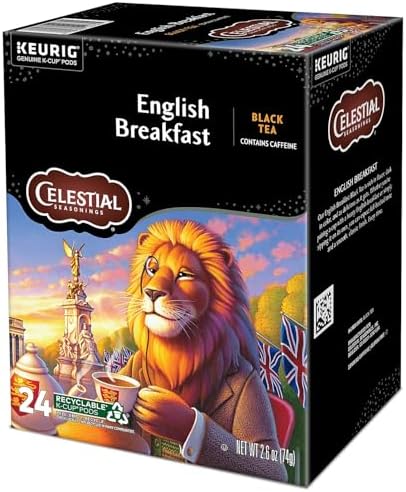 Celestial Seasonings English Breakfast Black Tea, Single-Serve Keurig K-Cup Pods, 24 Count - Image 6