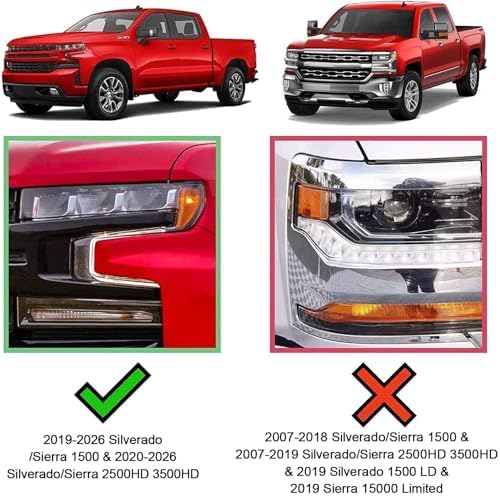 COMNOVA 6 Inches Running Boards& Steps Step Bars Compatible with 2019-2026 Chevy Silverado 1500, 2020-2026 Silverado/Sierra 2500HD 3500HD Crew Cab, A Pair Running Boards for Silverado Crew cab. - Image 3