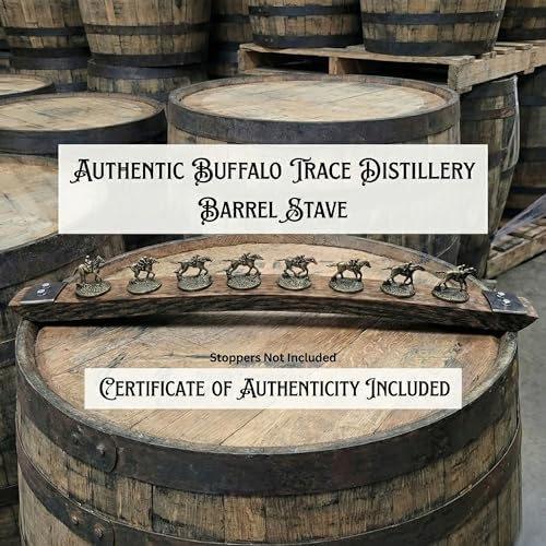 Bourbon Stopper Display for Blanton's, Dark Walnut Metal Hoop - Image 4