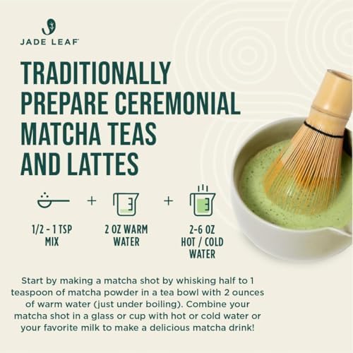 Jade Leaf Ceremonial Grade Matcha Powder, 100g / 3.53oz Resealable Pouch - Image 6