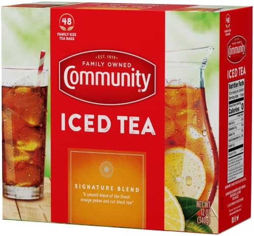 Community Coffee Signature Iced Tea, 576 Family Size Tea Bags, 48 Count Box (Pack Of 12) - Image 4