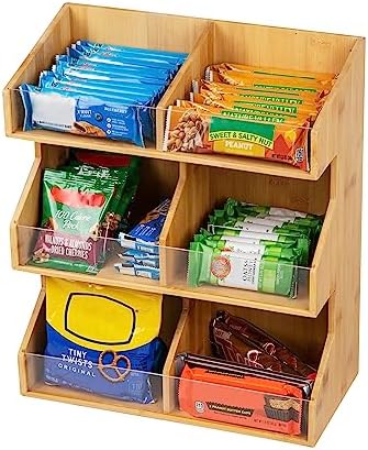 Mind Reader Coffee Pod Condiment Station, Countertop Organizer, Kitchen, Rayon from Bamboo, 13" L x 6.25" W x 15.25" H, Brown - Image 4