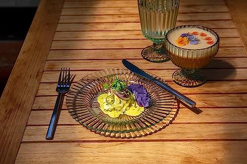 Fortessa Archie Glass Dinner Plate, 10.6 Inch, Sage - Image 4