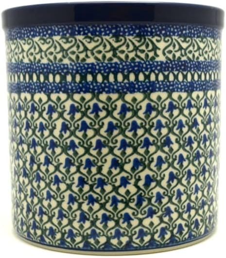 Polish Pottery Utensil Holder - Tulip Trellis by Polish+Pottery+Gallery