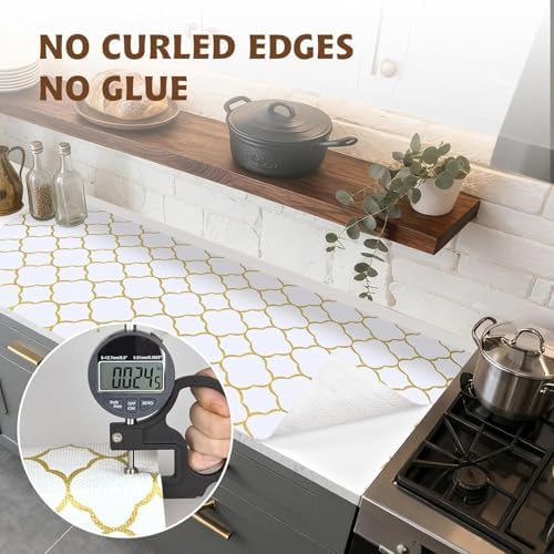 Shelf Liners for Kitchen Cabinets 12in x 20FT Non Adhesive Drawer Liner - Image 4