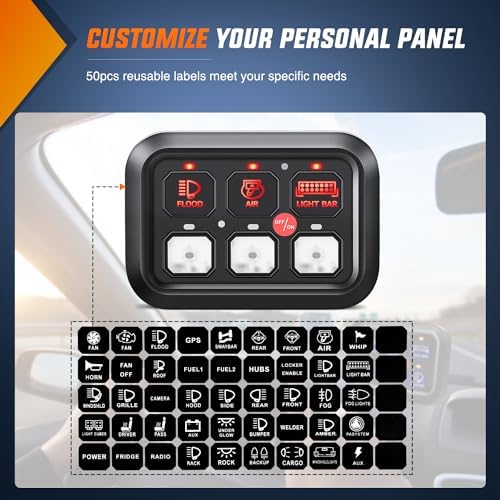 Nilight 6 Gang Switch Panel Relay System Automatic Dimmable - Image 6