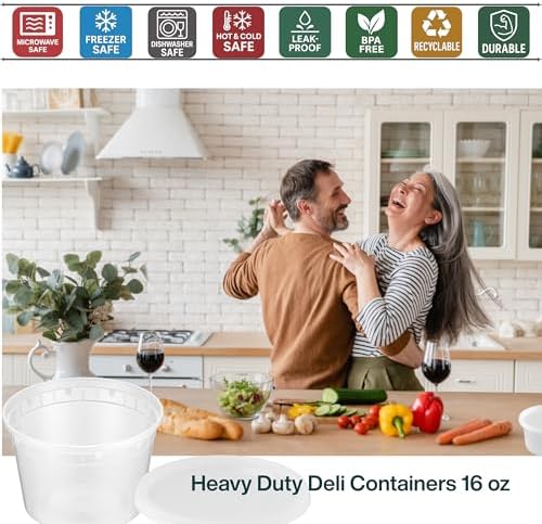 Reusable Plastic BPA-Free Food Storage Deli Container Leak‑Proof - Image 4