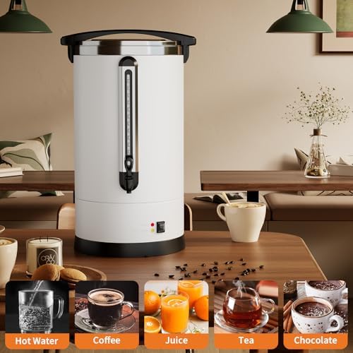 Garvee 80 Cup Commercial Coffee Urn, 12L Stainless Steel - Image 4