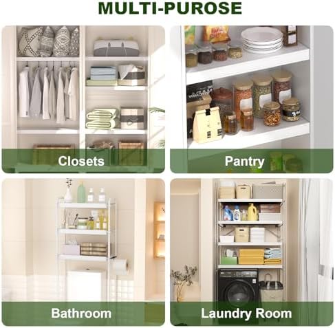 Wire Rack Covers, PVC Wire Shelf Covers for Pantry 24" W X 12" D - Image 6