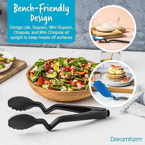 Dreamfarm Everyday Kitchen Essentials Classic Blue - Classic BlueBlack, Set of 5 - Image 4