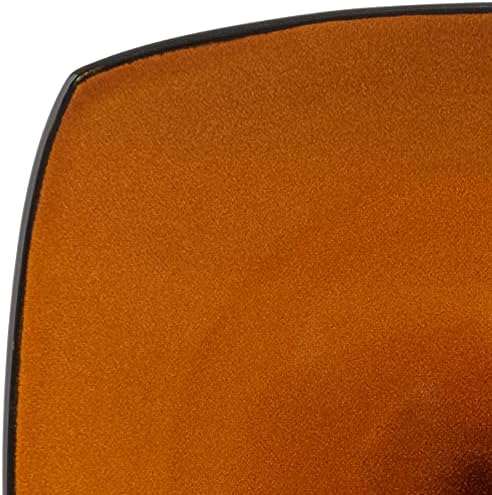 Gibson Elite Soho Lounge Square Reactive Glaze Stoneware Dinnerware Set, Service for 4 (16pc), Amber - Image 4
