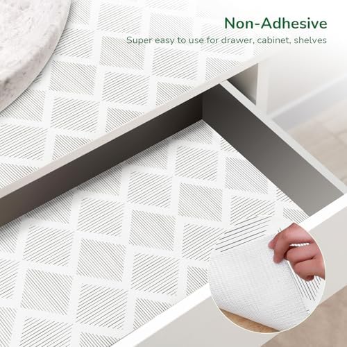 Gray Shelf Drawer Liner for Kitchen Cabinets Non-Slip 12" x30FT - Image 3