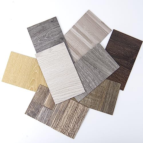Art3d Wood Texture Peel and Stick Vinyl Flooring Tiles, 8-Pack Samples - Image 5
