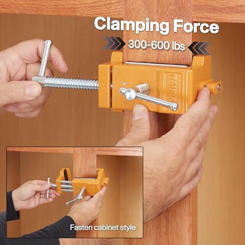 Cabinet Clamps 4 Pack, Face Frame Alignment Tool with Drill Guide - Image 3