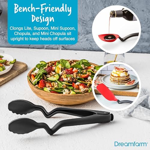 Dreamfarm Everyday Kitchen Essentials - RedBlack, Set of 5 - Image 6