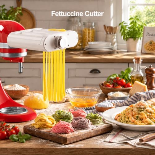 Antree 3 in 1 Pasta Attachment for KitchenAid Stand Mixers with Drying Rack - Image 5