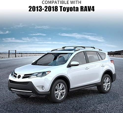 FLYCLE 300LBS Roof Rack Cross Bars Lockable for 2013-2018 Toyota RAV4 - Image 4