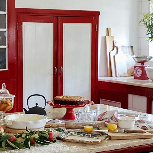 Casafina Ceramic Stoneware 11" Pie Dish - Cook & Host Collection, White | Microwave & Dishwasher Safe Dinnerware | Food Safe Glazing | Restaurant Quality Serveware - Image 6