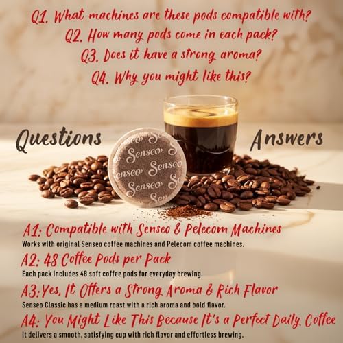 Senseo Classic Medium Roast - Coffee Pods - Smooth & Balanced Flavor 96ct - Image 6
