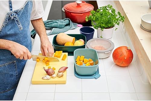 Dieses 3-teilige Vorratdosen Set enthält rechteckige Plasticboxen in den Größen von 750 ml, 1500 ml und 3000 ml. Die Cirqula luftdichte Aufbewahrungsboxen können zum Aufbewahren, Einfrieren und Aufwärmen von Lebensmitteln verwendet werden. Aufgrund ihr... - Image 2