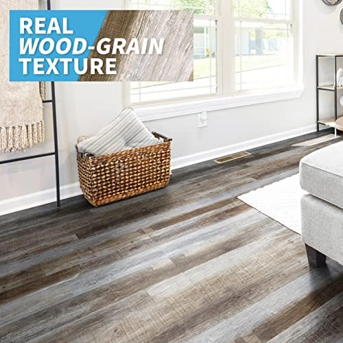 Art3d 36-Pack Peel and Stick Vinyl Floor Tiles (54 Sq.Ft), Old Wood - Image 4