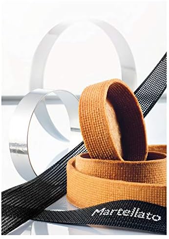 Martellato 30BANDS07 Perforated-Silicone-Band Dessert-Ring Liner 0.8 Inch x 10.24 Inch, 20 Pieces - Image 2