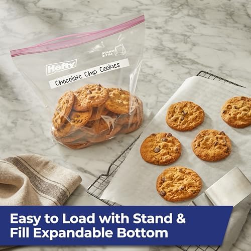 Hefty Press to Close Food Storage Bags, Gallon Size, 20ct - Image 6