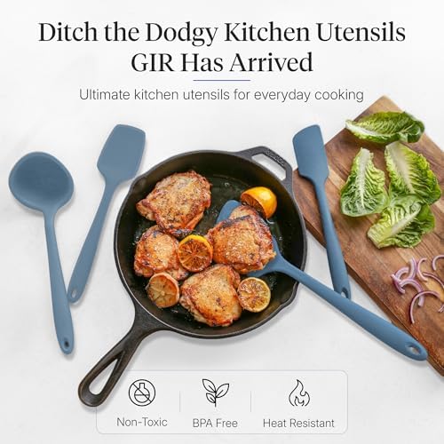 GIR: 5-Piece Silicone Ultimate Kitchen Utensils Set – Slate - Image 2