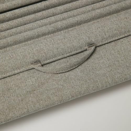 Changshade No Drill Roman Shades Cordless Blinds Blackout for Indoor Windows, Room Darkening Black Out Tension Rod No Hardware No Tools Inside Mount, Shade Size 31 Inches Wide 64 Inches High, Beige - Image 6