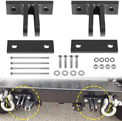 Replace for Blue Ox BX88230 Universal Bolt-On Base Plate Tow Bar Adapter Bracket Kit for Blue Ox Tow Bars Flat Towing, General Purpose Adapter Kit Fits Most Vehicles, Heavy Duty 5000 lbs Rated by Sunluway