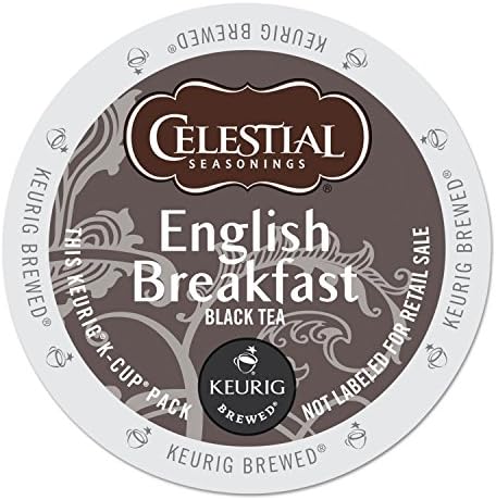 Celestial Seasonings English Breakfast Black Tea, Single-Serve Keurig K-Cup Pods, 24 Count by CelestialSeasonings