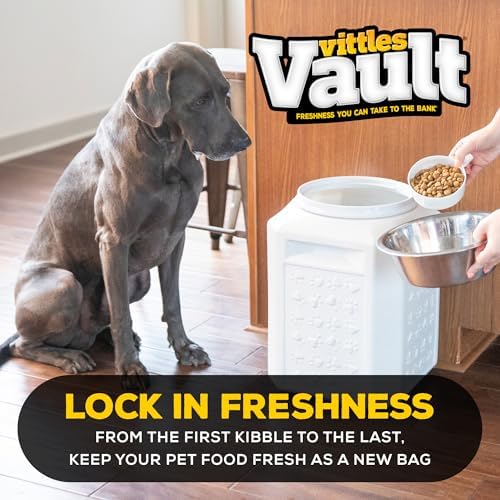 Vittles Vault Airtight Pet Food Storage Container + Scoop, Fits Up to 35lbs - Image 5