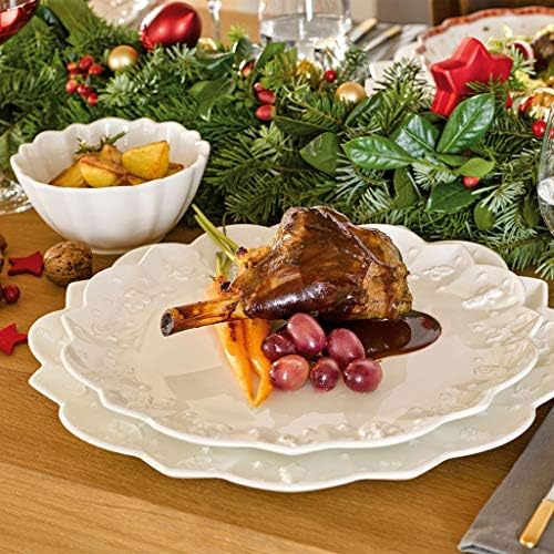 Villeroy & Boch Toy's Delight Royal Classic Christmas Collection Dinner Plate, Premium Porcelain, 11.5 in, White - Image 4