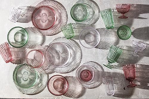 Fortessa Archie Glass Salad/Dessert Plate, 8.5 Inch, Sage - Image 6