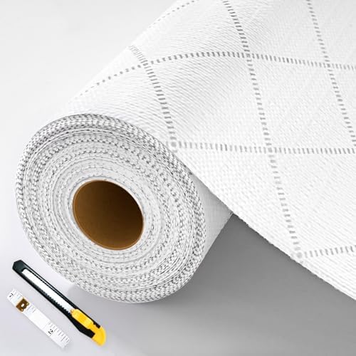 Drawer and Shelf Liners for Kitchen Cabinets Non-Adhesive 12in x 20FT by Fzzcvo