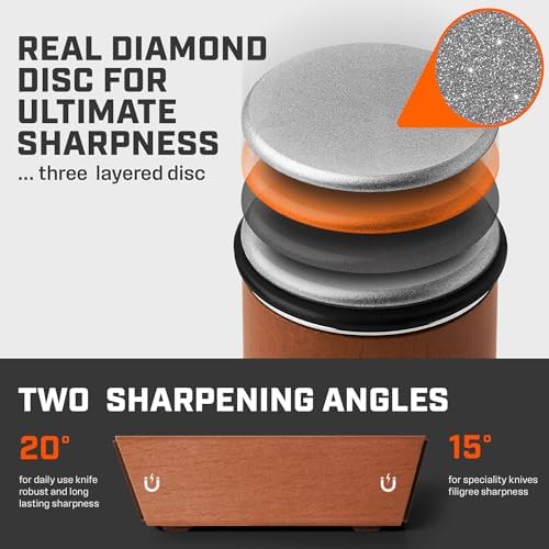 The Original Tumbler Rolling Knife Sharpener™ (Wood) - Image 5