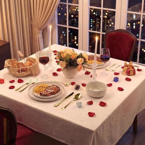 LIANYU 20 Piece Stainless Steel Gold Silverware Set, Flatware Set for 4 - Image 5